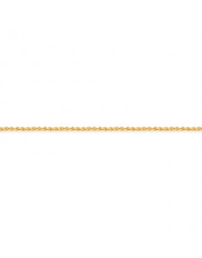 Corrente corda 4 gramas 45 cm em ouro 18 k